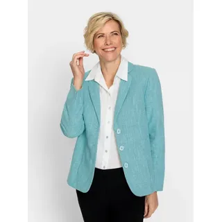 Witt Blusenblazer Bouclé-Blazer blau|schwarz 54
