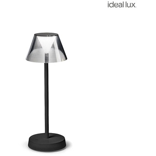Ideal Lux Outdoor LED Akku Tischleuchte LOLITA TL, IP54, 7W, 3000K, 200lm, schwarz IDEA-286716