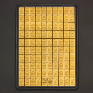 Goldtafel (100x 1g Feingold) "CombiBar"