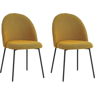 SIT Möbel Polsterstuhl gelb schwarz