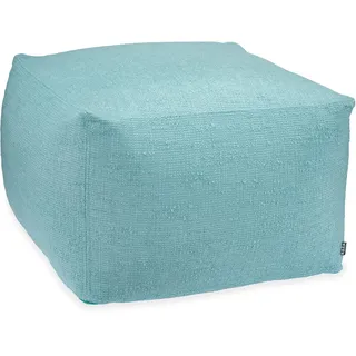 H.O.C.K. Sitzhocker H.O.C.K. Marcal Outdoor + Indoor Hocker 60x60x40cm türkis in&out, Hocker, Sitzhocker, Pouf Hocker, Barhocker - wetterfest, vielseitig