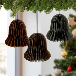 Baumschmuck Bells 3tlg. Papier