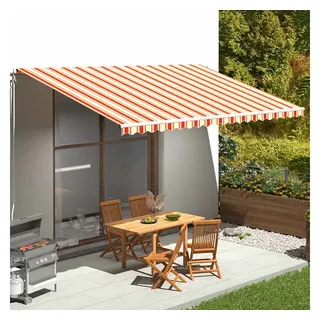 vidaXL Markisenbespannung 500 cm gelb, orange