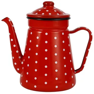 1,2-liter-emaille-kaffeebereiter Zum Aufbrühen, Milch- Und Wasserkännchen, Barista-kanne, Teekanne, Wasserkocher Für Gas- Und Induktionsherde