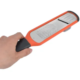 Käsereibe aus Edelstahl, Metall, Zitronenreibe, Reibe für Lebensmittel, Ingwer, Reibe mit Griff und Auffangbehälter für Mini-Knoblauch, Schokolade, Gemüse, Obst