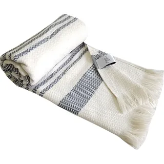 framsohn frottier Boho Living Hamamtuch 100 x 180 cm grau