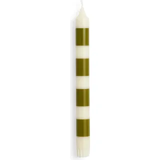 Hay Pattern Kerze Streifen creme-khaki