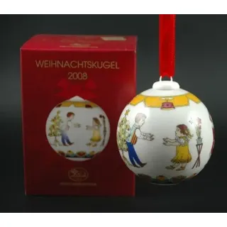 Weihnachtskugel 2008 Porzellan