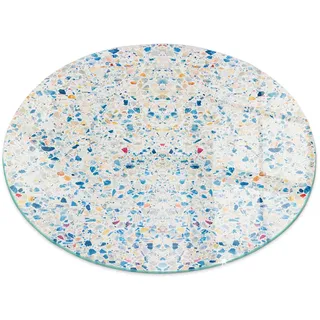 Glas Schutzmatte Für Kaminofen, Robustes Design Abstraktes Texturmuster fi100 cm