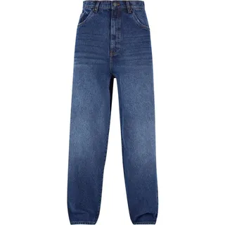 URBAN CLASSICS Heavy Ounce Baggy Fit Jeans New Dark Blue Washed 34