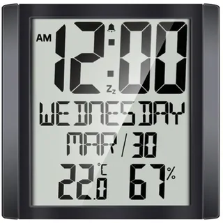Tag Uhr Groß Digital Uhr Großes Display Woche Digital Wanduhr Largedisplay