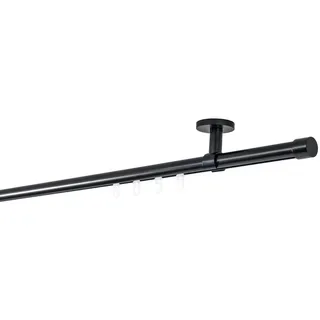 ONDECO Vorhangstange Cap 1-läufig Ø 20 mm 400 cm Schwarz