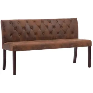 vidaXL Polsterbank 148,5 cm Braun 148 x 52 x 84,5 cm
