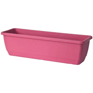 Euro3plast 2055.44 Inis Blumenkasten 80 cm lang aus Kunststoff in pink ohne Untersetzer