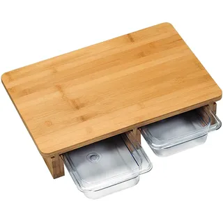 KESPER Schneidebrett-Set Bambus 1-tlg. 41 x 26,5 cm Beige