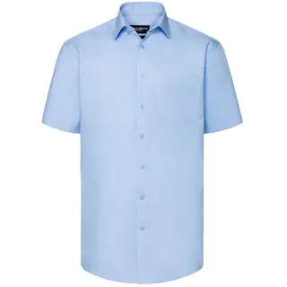 Russell Coolmax® Hemd  Kurzarm, light blue, 4XL