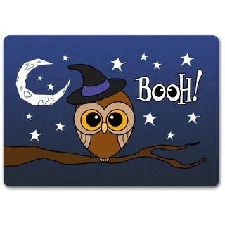 speecheese Fußmatte Fußmatte in 35x50 cm ohne Rand für Halloween mit niedlichem und BOOH! 35 cm