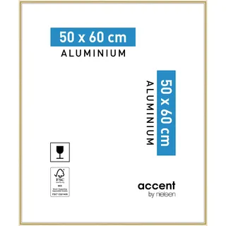 Nielsen Bilderrahmen Accent Aluminium Gold / 50 x 60