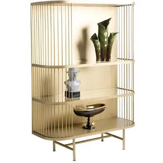 JV Möbel Stilvolle Standvitrine Designer Wohnzimmer Ablagekommode Luxus Möbel,