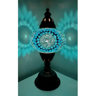 Samarkand - Lights Mosaiklampe Mosaik - Tischlampe L Stehlampe orientalische lampe Türkis