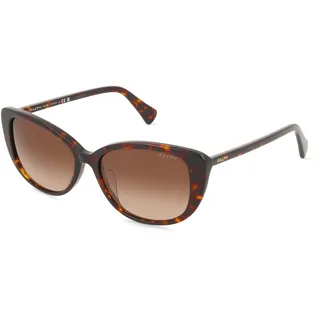 Ralph 0RA5340U Damen-Sonnenbrille Vollrand Butterfly Acetat-Gestell, braun