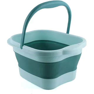 PW TOOLS Faltbares Fußbad-Werkzeug, zusammenklappbare Fußbadewanne, Faltbare Fußbadewanne, Reiseutensilien, Faltbarer Fußbad-Eimer, Schüssel, Fußbad für Fuß-Spa-Badewanne, Pediküre, Fußbad