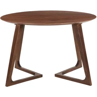 Runder Design-Tisch aus Massivholz L115 cm BANDOL