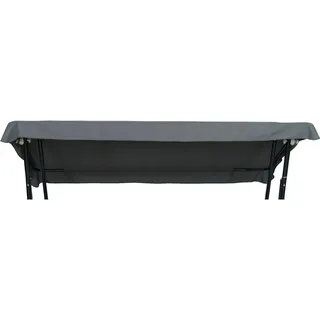 GO-DE Ersatzdach für Hollywoodschaukel Einzelset 190 bis 215 x 120 bis 140 cm Polyester grau