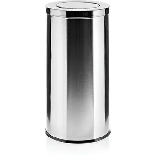 Was Abfalleimer 80 l Silber