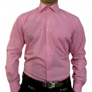 Tonelli Businesshemd Designer Herren Hemd klassischer Kragen K11 Bügelleicht, Pflegeleicht, Alle Jahreszeiten rosa 37 / S