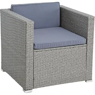 Estexo Gartensessel 70 x 70 x 63 cm grau