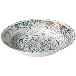 Ritzenhoff & Breker Pastateller 29 cm beige/blau