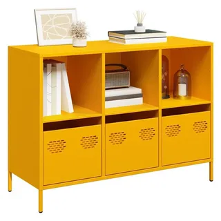 vidaXL Sideboard 101,5 x 73,5 x 39 cm Senfgelb