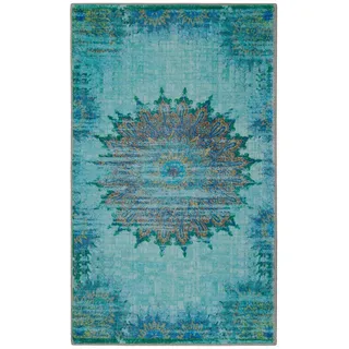 Wecon Home Badteppich Healing in türkis | Gr.: 70 x 120 cm