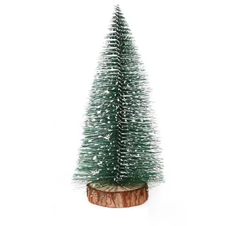Wambere 1 Stück 35cm Künstlicher Weihnachtsbaum,Mini Weihnachtsbaum Tischdekoration,Tannenbäumchen Deko Weihnachtsschmuck Weihnachtsdeko Christmas Ornaments für Weihnachten Party DIY Basteln,Grün