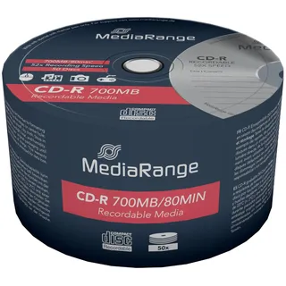 MediaRange CD-R 700MB 52x 50er Spindel