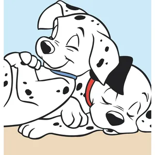KOMAR Disney 101 Dalmatiner Cuddle 50x70 cm