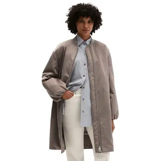 Marc O'Polo Kurzmantel aus recyceltem Polyester-Twill braun XS (34)