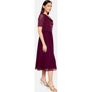 Vera Mont Cocktailkleid Glitzer-Look Rot 42