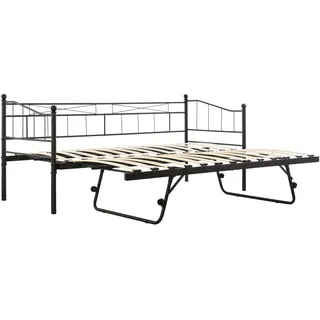 [en.casa] Skutskär 90 x 200 cm Schwarz