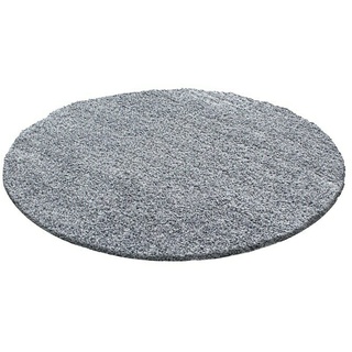 Hochflorteppich Life 1500  (Light Grey, Durchmesser: 120 cm, 100% Polypropylen)