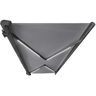 Home Deluxe LED Vollkassettenmarkise Elos V2 350 x 250 cm anthrazit