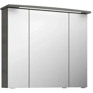 Pelipal 4010 84 cm graphit struktur quer nachbildung TwinLED Kranzbeleuchtung