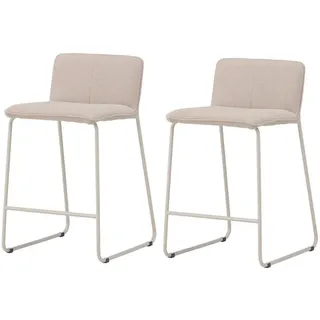Livetastic Barhocker 45 x 85 x 50 cm Beige