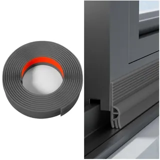 LuxusKollektion Dichtungsband Zugluftstopper Fenster Grau 2m grau 33 mm x 200 cm