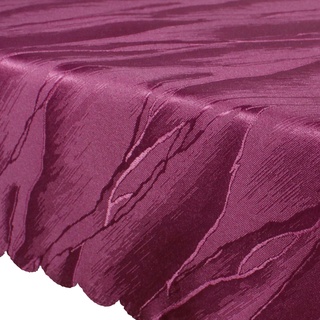NYVI Tischdecke Jacquard Elegance Tischwäsche mit edler & luxuriöser Optik Farbe:Bordeaux,Größe:80x80 cm