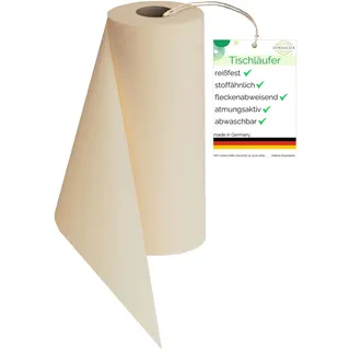 Sensalux Vlies-Tischläufer 50 cm x 25 m Creme