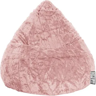 Magma Heimtex Sitzsack BeanBag FLUFFY XL Altrosa