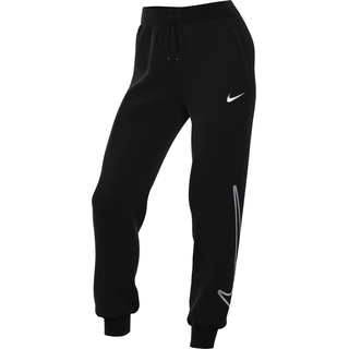 Nike Damen Hose W Nk One Df Pant Pro Grx, Black/Metallic Silver, FB5575-010, L