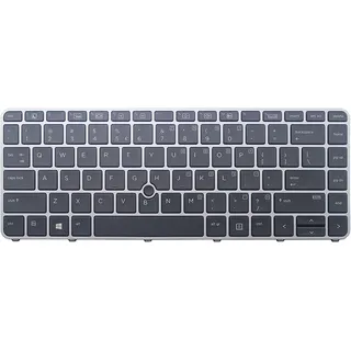 PANAMEMORY Original Tastatur mit Hintergrundbeleuchtung kompatibel mit HP EliteBook 745 G3, 745 G4, 840 G4, 848 G4 - US-Layout - Part Number 836308-001, 819877-001, 836308-061 - mit Pointing Stick